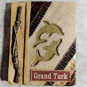 Grand Turk Natural Leaf Mini Notebook
